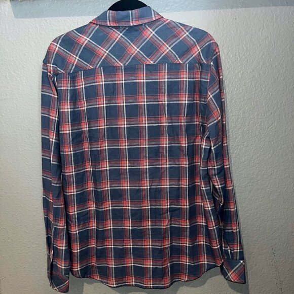 RAILS Wyatt Men's Valencia Sun Plaid Button Down Long Sleeve Shirt -EUC - M - Picture 4 of 9